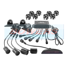 Brigade BS-4000W BackScan 12v/24v Ultrasonic Reverse Parking 4x Sensor Detection System/Kit