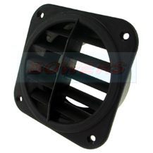 Eberspacher/Webasto Heater Black Rotating Air Outlet for 75mm Ducting 221050892100