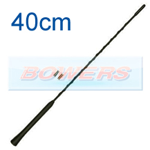 Universal M5/M6 Thread 40cm Anti-Noise Flexible Rubber Base Screw In Car Aerial/Ariel/Arial Antenna