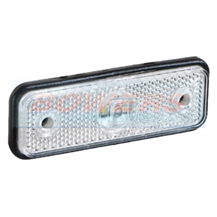 12v/24v Low Profile White LED Front Marker Lamp/Light