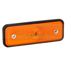 12v/24v Low Profile Amber LED Side Marker Lamp/Light