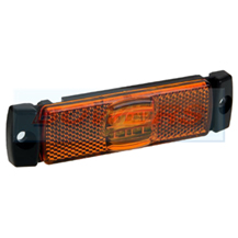 12v/24v Slim Line/Low Profile Amber LED Side Marker Lamp/Light FT-017Z