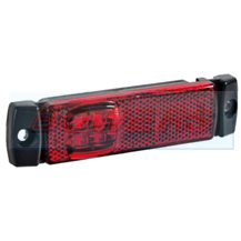 12v/24v Slim Line/Low Profile Red LED Rear Marker Lamp/Light FT-018C