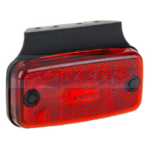 12v/24v Red LED Rear Marker Lamp/Light FT-019C With Bracket