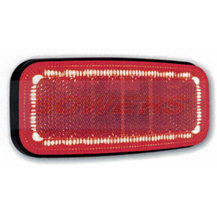 12v/24v Red LED Rear Marker Lamp/Light FT-075C