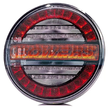 12v/24v Universal LED Rear Hamburger Light Lamp With Dynamic Progressive Sequential Indicator