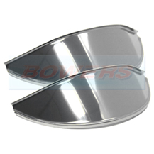 7" Inch Stainless Steel Headlight Headlamp Peaks