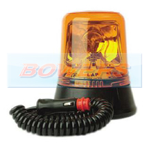 12v/24v Magnetic Rotating Halogen Amber Beacon