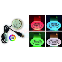 USB Multicoloured RGB LED Base For Gracemate Poppy DX-10 Bottle Air Fresheners