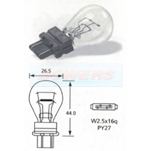 Ring Bulb 12v 27/7w P27/7w w2.5 x 16q R180