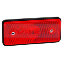 12v/24v Large Low Profile Red LED Rear Marker Lamp/Light