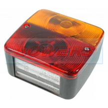 Radex Square Universal Rear Combination Tail Lamp/Light