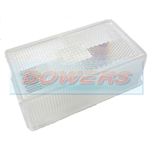 Rubbolite 3988 White Front Marker Light/Lamp Lens