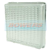 Square Clear/White Rear Reverse Light Lens