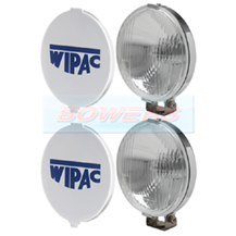 Wipac S6078 5 1/2" Inch Chrome Classic Mini Fog Lights Lamps