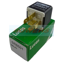 Genuine Lucas SRB501 12v 28RA 20/30A 5 Pin Mini Change Over Relay
