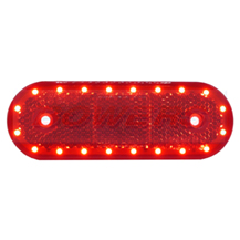 WAS W47WW 12v/24v Red Rear LED Marker Light Lamp