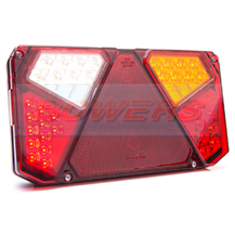 WAS W125DP R/H 12V 24V LED Rear Combination Trailer Light Lamp