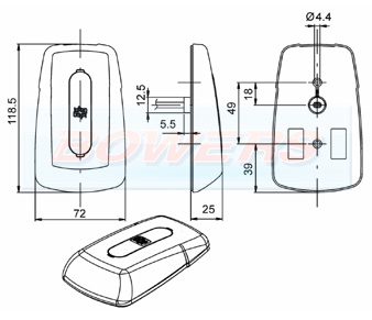 Jokon BL2011-2 13.1051.000 LED Amber Side Indicator Light Schematic