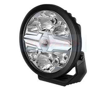 Hella Round Blade Spotlight Black