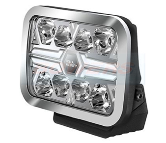 Hella Rectangular Blade Spotlight Chrome