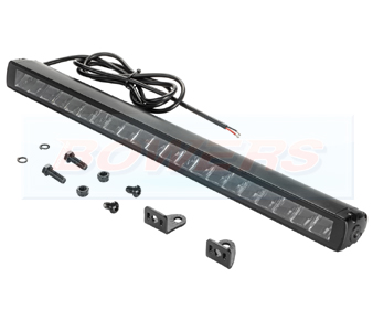 Hella Black Magic 20" Slim Single Row LED Light Bar 1FJ358176301 Contents