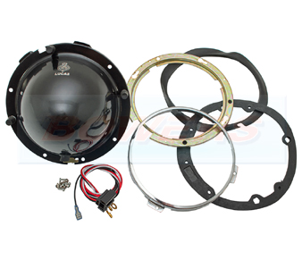 Lucas 7" Metal Headlight Bowl Kit 2