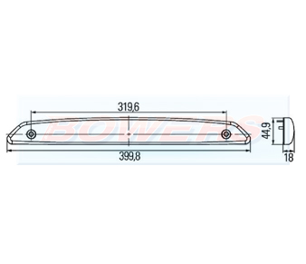 Hella 2DA343800007 Rear 3rd Brake Light Schematic