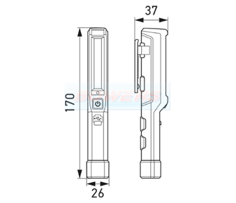 Hella UPL150 Pocket LED Inspection Lamp Schematic