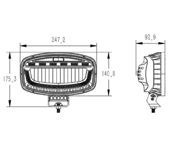 Jumbo LED Spot Light BOW5041011 Schematic