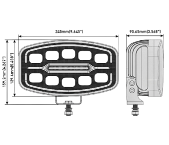 Jumbo LED Spot Light BOW5041012 Schematic