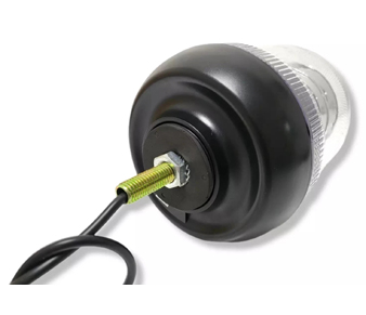 Clear Lens Amber LED Beacon BOW9992225 Rear