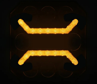 Dual Colour Amber/Red LED Work Light BOW9992268 Amber On