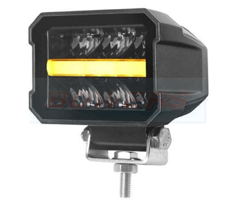 LED Work Light With Amber or Red Position Lights Amber
