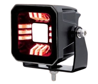 Cube LED Work Light Red/Amber Position Light BOW9992269 Red