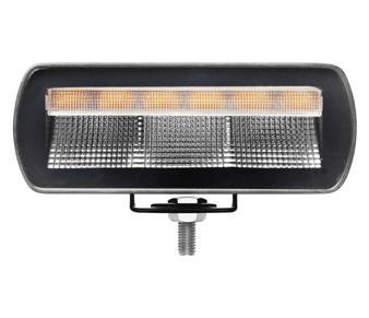 LED Work Light With Amber R65 LED Strobe Light BOW9992273 Off