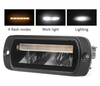 LED Work Light With Amber R65 LED Strobe Light BOW9992274