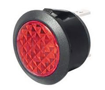 Round Red LED Warning Light BOW9996512