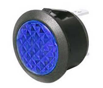 Round Blue LED Warning Light BOW9996513