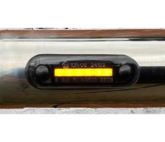 Boreman Light Guide Amber LED Marker Light Fitted