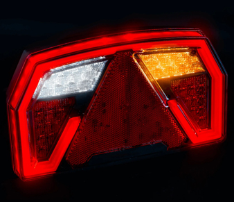 LED Rear Trailer Combination Light FT-372 On
