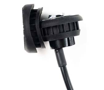 Flush Fit Round LED Button Marker light + Amber Strobe MSV-4500 Gaskets