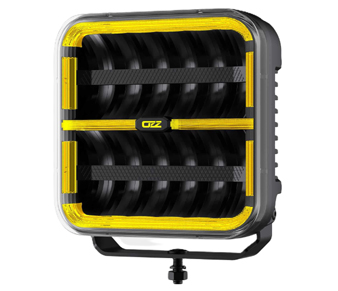 OZZ SQR 9 Black LED Driving Light 88112 Amber