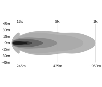 OZZ SQR 9 Black LED Driving Light 88112 Beam