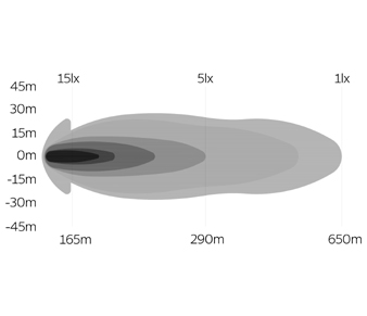 OZZ SQR 7 Black LED Driving Light 88114 Beam