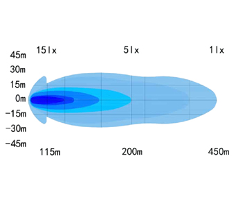 OZZ SQR 5 Black LED Cube 88116 Beam