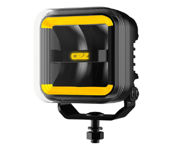 OZZ SQR 3 Black LED Cube 88118 Amber