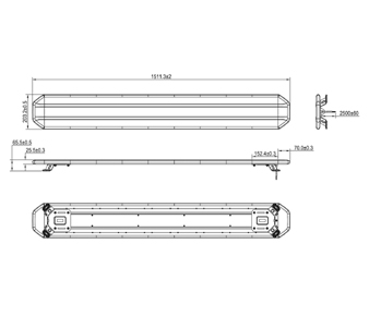 Tralert Circulux 20 Light Bar SL5-1511A Schematic