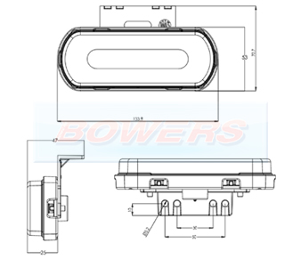 WAS W240 LED Marker Light Schematic