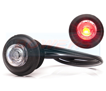 WAS W80 Red LED Button Marker Lamp